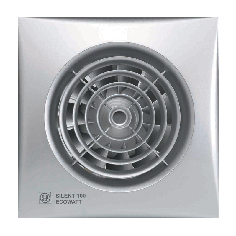 Накладной вентилятор Soler Palau SILENT-100 CZ SILVER ECOWATT