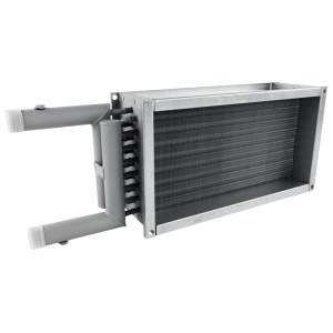 Водяной нагреватель для прямоугольных каналов ZILON ZWS 500x300-2