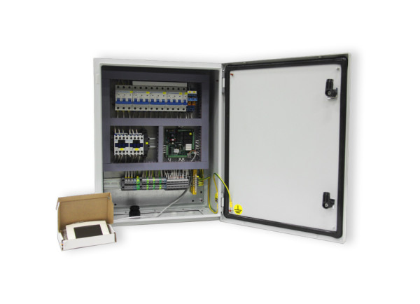 Щит управления с выносным пультом DMXGT/11кВт/V/Fi/HW/CW/CF/HE.3х32кВт/M-IP65